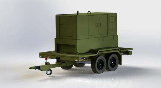 Light Vehicle & Generator Transport Trailer