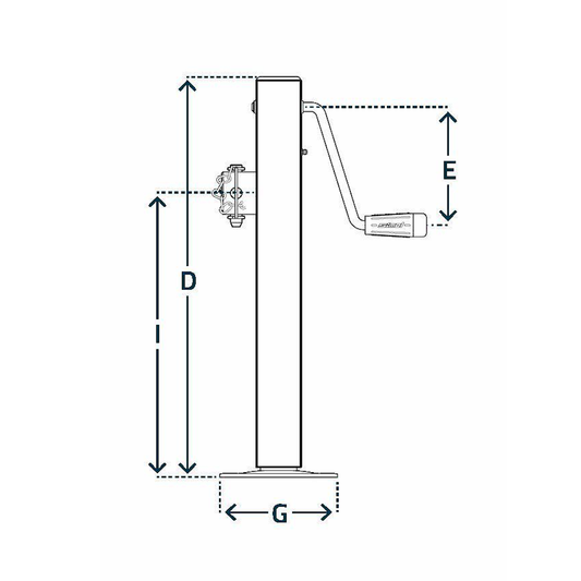 Side Winding Parking / Lifting Jacks – Type DT