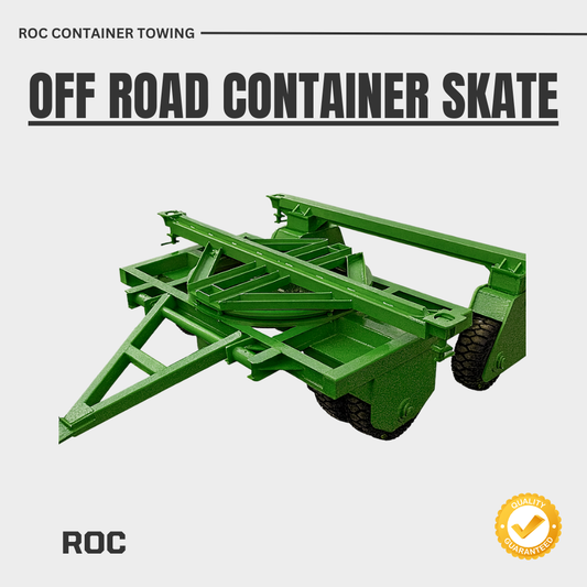 Off-road container skate with ROC branding on a white background