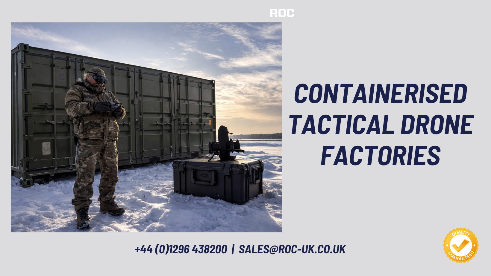 Containerised Tactical Drone Factories: A New Standard in Mobile Manufacturing