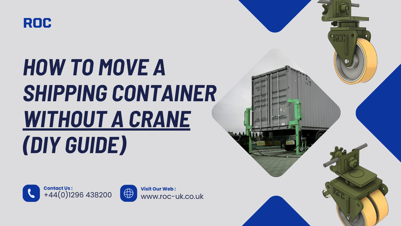 How to Move a Shipping Container Without a Crane (DIY Guide)
