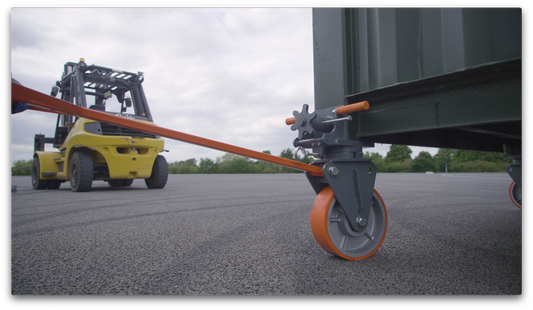 How to Move a Shipping Container Easily with ISO Container Castors