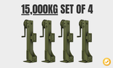 Shipping Container Lifting System – 15,000kg Capacity (Set of 4)