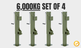 Shipping Container Lifting System – 6,000kg Capacity (Set of 4)