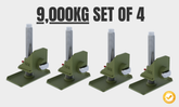 Shipping Container Levelling Supports – 9,000kg Capacity (Set of 4)