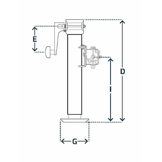 Side Winding Trailer Jacks – Type LR