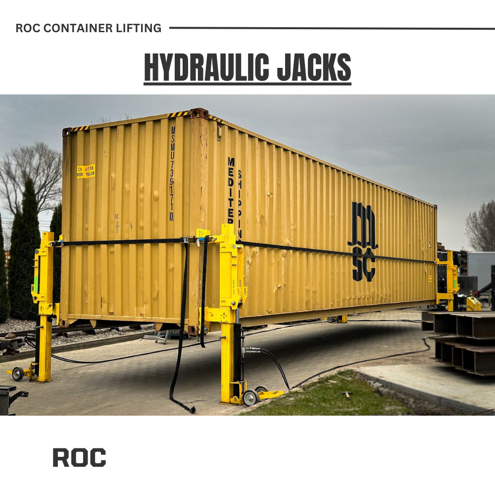 Shipping Container Jacks UK | Shipping Container Lifting Systems | ROC